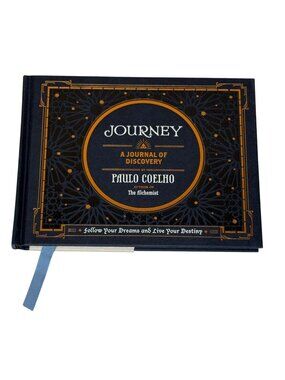 Paulo Coelho Journey Journal Guided Writing Prompt Book Hardcover Self Discovery